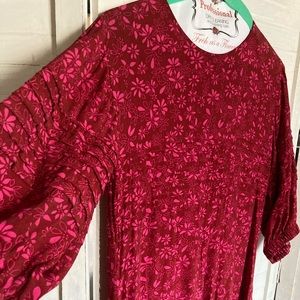 Size 8 Free people maxi dress floral print